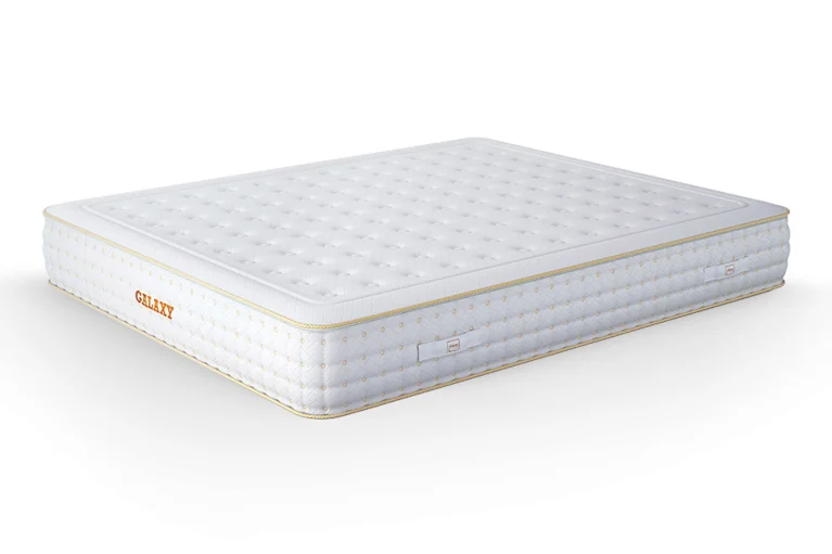 Двулицев матрак 120/190 см Матраци iSleep, Galaxy с височина 30 см, Ядро с две пяни - високоеластична и мемори. Ортопедичен, Антиалергичен, Страни с различна твърдост, Калъф с цип